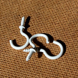 White Screw-in Hooks - Free High Resolution Photo