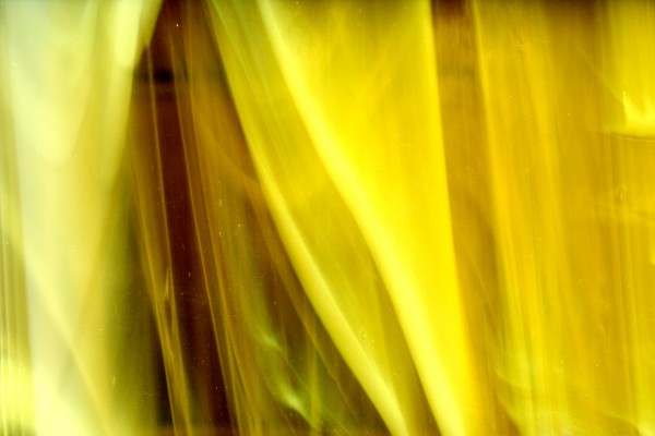 Swirled Yellow Glass Close Up Texture - Free High Resolution Photo