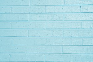 Teal Blue Painted Brick Wall Texture - Free High Resolution Photo