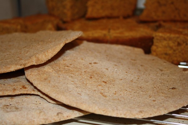 Tortillas with Cornbread in the Background - Free High Resolution Photo