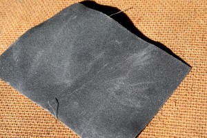 Used Gray Ultra Fine Grain Sandpaper - Free High Resolution Photo