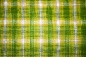 Yellow and Green Plaid Fabric Close Up Texture - Free High Resolution Photo