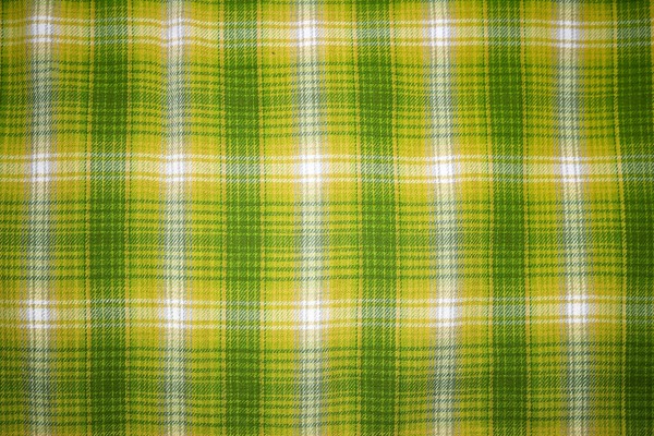 Yellow and Green Plaid Fabric Close Up Texture - Free High Resolution Photo