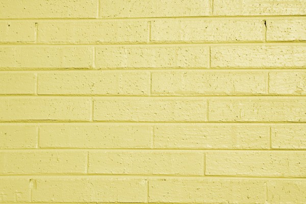 Yellow Painted Brick Wall Texture - Free High Resolution Photo