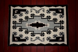 Black and White Navajo Rug - Free High Resolution Photo