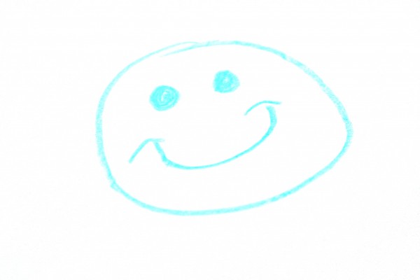 Hand Drawn Crayon Smiley Face - Free High Resolution Photo