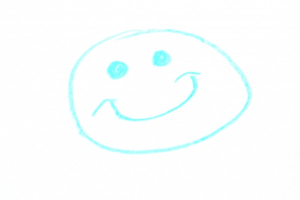 Hand Drawn Crayon Smiley Face - Free High Resolution Photo