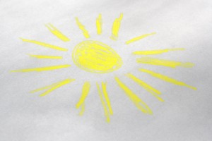 Hand Drawn Crayon Sun - Free High Resolution Photo