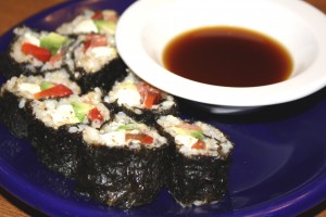 Homemade Sushi Rolls with Dipping Sauce - Free High Resolution Photo