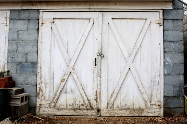 Old Garage or Carriage House Door - Free High Resolution Photo