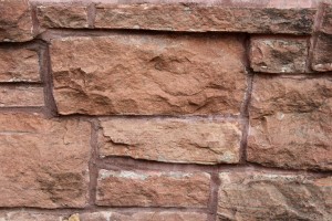 Red Sandstone Retaining Wall Close Up Texture - Free High Resolution Photo
