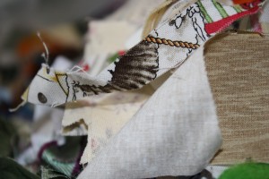 Close Up of Fabric Scraps - Free High Resolution Photo