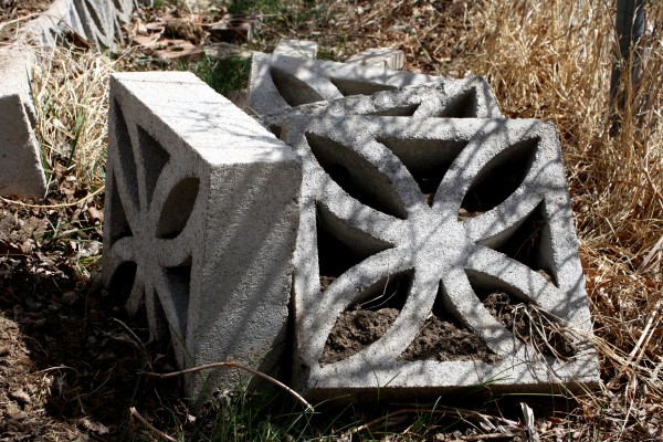 Decorative Cinder Blocks Piled in the Garden - Free High Resolution Photo