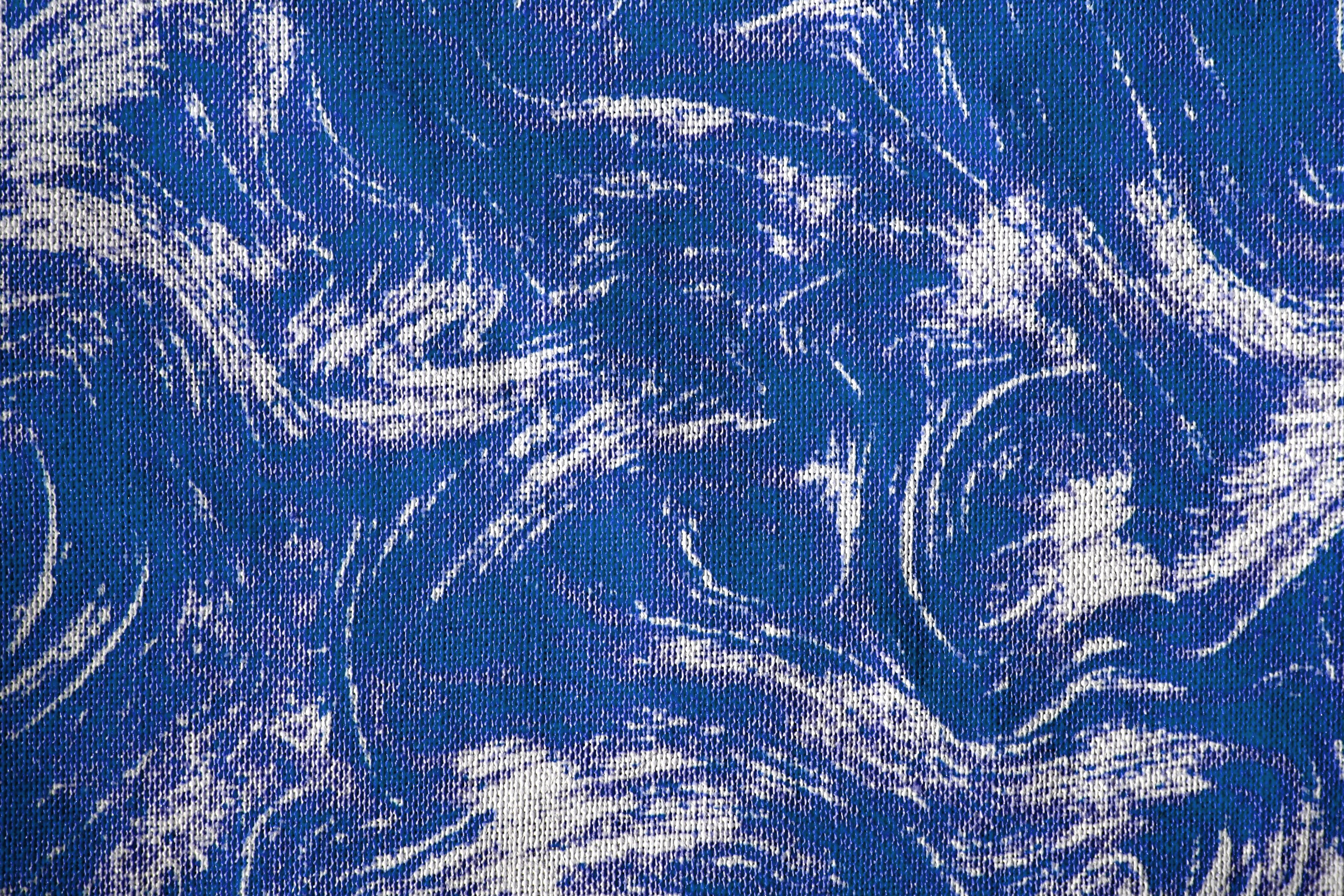 cool fabric patterns blue