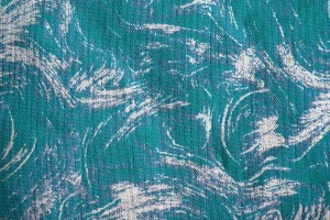 Fabric Texture with Teal Swirl Pattern - Free High Resolution Photo