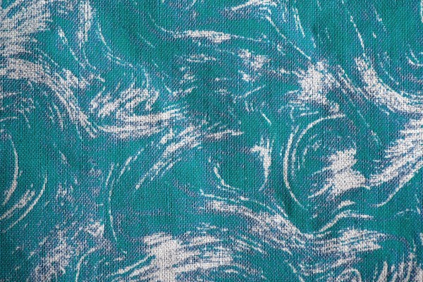 Fabric Texture with Teal Swirl Pattern - Free High Resolution Photo