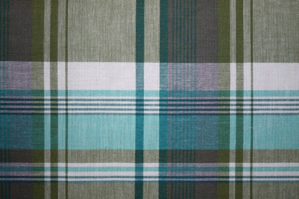Plaid Fabric Texture Turquoise and Green - Free High Resolution Photo