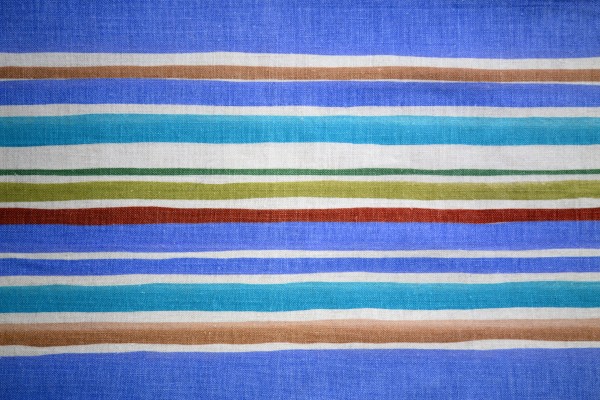 Striped Fabric Texture Blue and Brown - Free High Resolution Photo