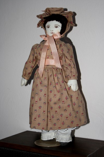 Handmade Cloth Doll with Brown Dress - Free High Resolution Photo