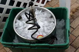 Keg of Beer on Ice - Free High Resolution Photo