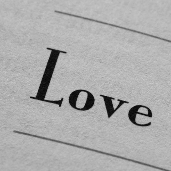 Love - Free photo of the printed word Love