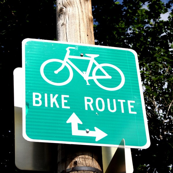 Bike Route Sign - Free High Resolution Photo