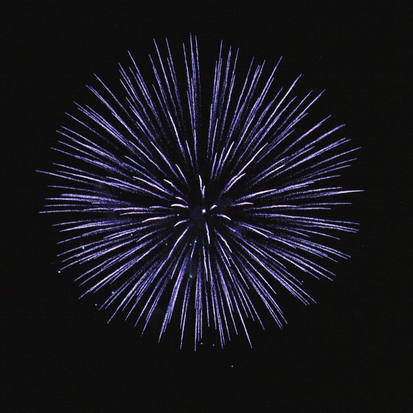 Blue Fireworks Starburst - Free High Resolution Photo