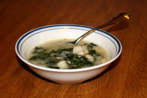 Bowl of Potato Kale Soup - Free High Resolution Photo
