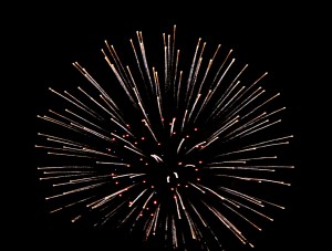 Fireworks Red, White and Blue Starburst - Free high resolution photo
