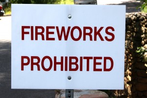 Fireworks Prohibited Sign - Free High Resolution Photo