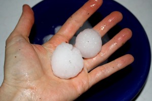 Golf Ball Sized Hail - Free High Resolution Photo