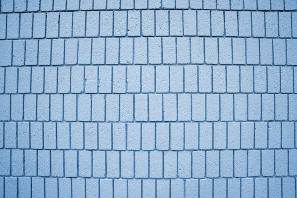 Baby Blue Brick Wall Texture with Vertical Bricks - Free High Resolution Photo