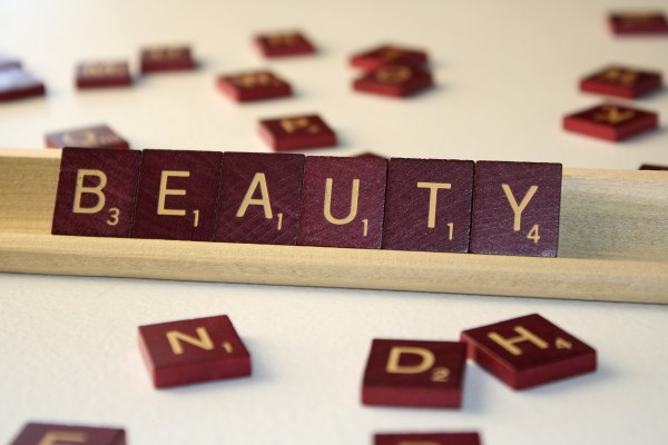 Beauty - Free High Resolution Photo of the word Beauty spelled in Scrabble tiles