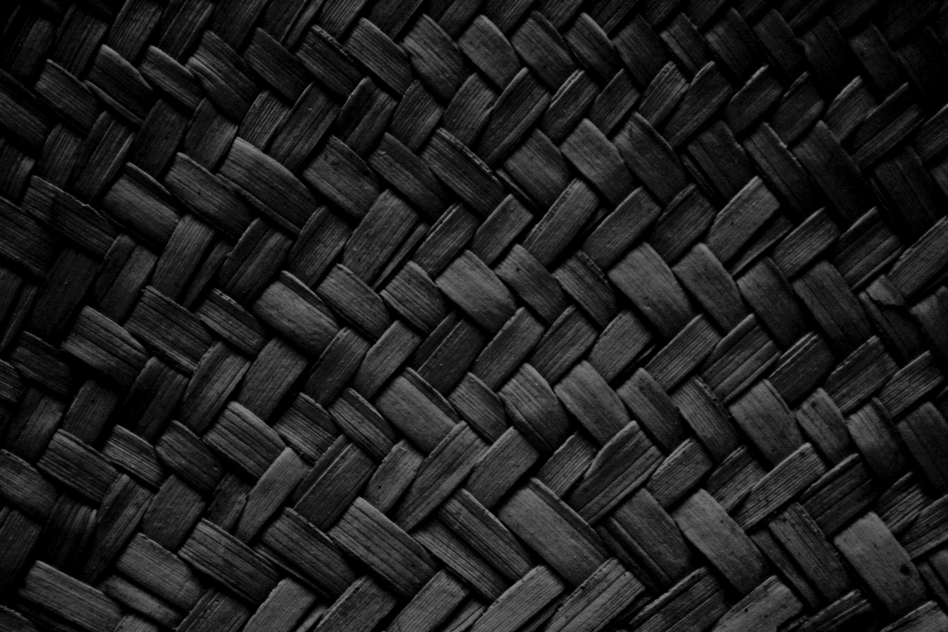 Black Woven Straw Texture Picture | Free Photograph ...
