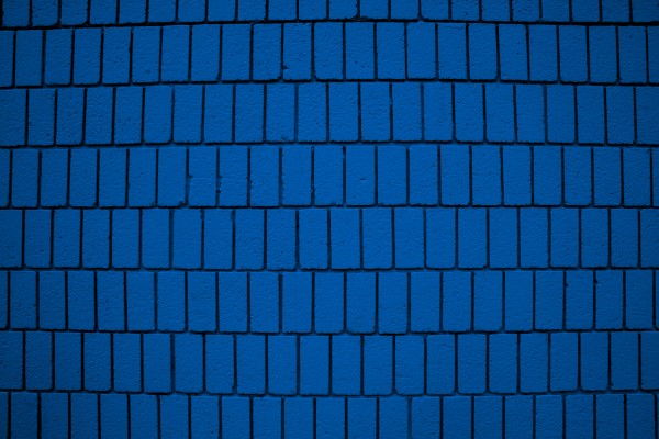 Blue Brick Wall Texture with Vertical Bricks - Free High Resolution Photo