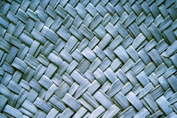 Blue Woven Straw Texture - Free High Resolution Photo