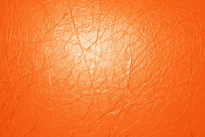 Bright Orange Leather Texture - Free High Resolution Photo