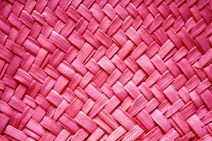 Bright Pink Woven Straw Texture - Free High Resolution Photo