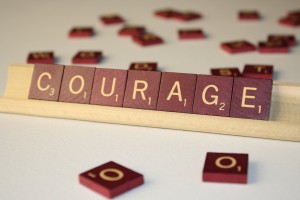 Courage - Free high resolution photo of Scrabble tiles spelling the word courage
