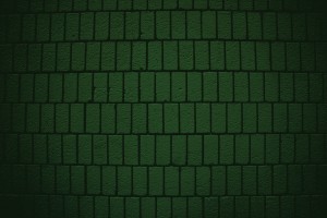 Dark Green Brick Wall Texture with Vertical Bricks - Free High Resolution Photo