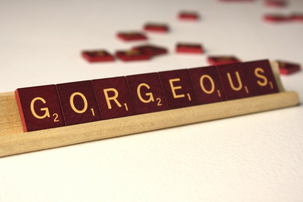 Gorgeous - Free High Resolution Photo of the word Gorgeous spelled in Scrabble tiles