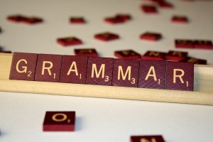 Grammar - Free high resolution photo of the word Grammar spelled in Scrabble tiles