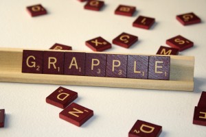 Grapple - Free High Resolution Photo of the word Grapple spelled in Scrabble tiles
