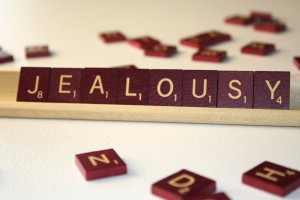 Jealousy - Free High Resolution Photo of the word Jealousy spelled in Scrabble tiles