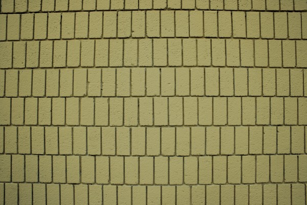 Mustard Yellow Brick Wall Texture with Vertical Bricks - Free High Resolution Photo