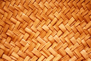 Orange Woven Straw Texture - Free High Resolution Photo