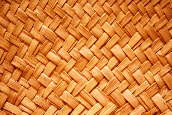 Orange Woven Straw Texture - Free High Resolution Photo