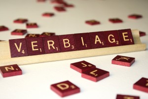 Verbiage - Free High Resolution Photo of the word Verbiage spelled in Scrabble tiles