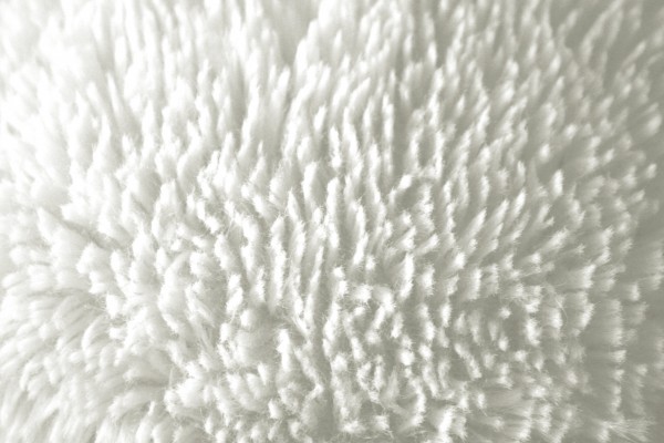 Plush White Fabric Texture - Free High Resolution Photo
