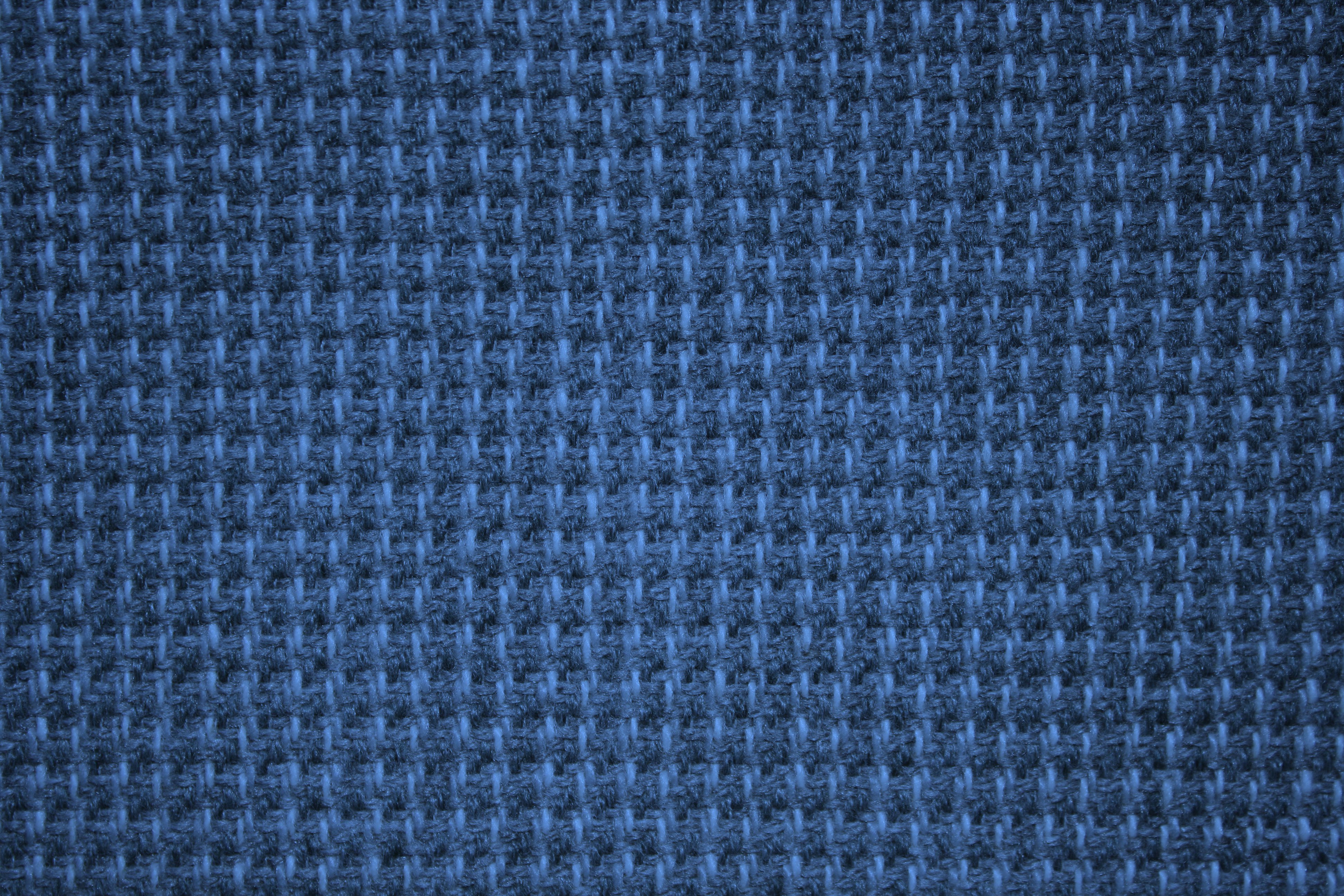Синяя вязаная ткань